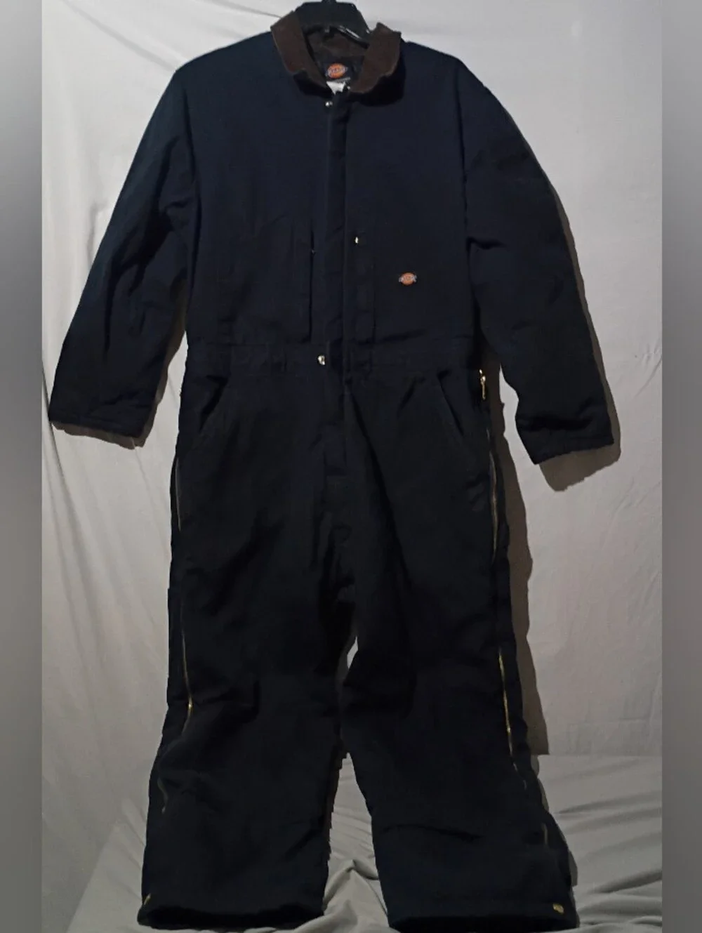 Dickies Duck Insulated Coveralls, Size XL Regular, Navy